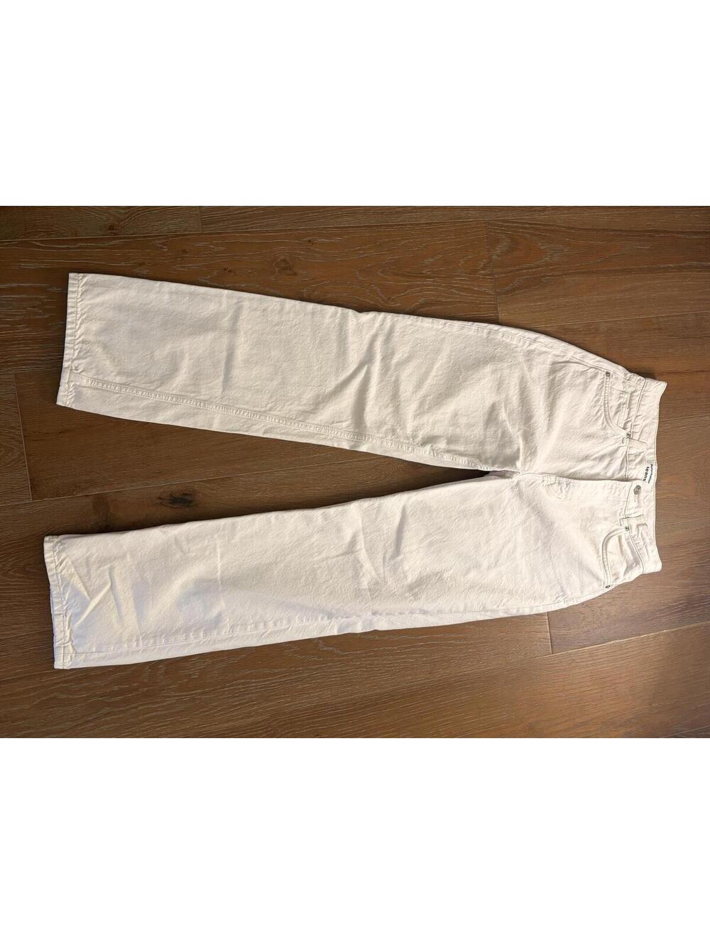 Reformation White Jeans High-Rise Straight Leg Classic Chic Size 26 - Picture 2 of 9